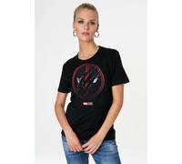 T-Shirt LOGOSHIRT "Marvel - Deadpool & Wolverine", Damen, Gr. XXL, schwarz, 100% Baumwolle, bedruckt, normal, Rundhals, Shirts T-Shirt, mit coolem Marvel-Print (81922617-XXL) schwarz