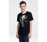 T-Shirt LOGOSHIRT "Marvel - Punisher Mercury Skull", Herren, Gr. XL, schwarz, 100% Baumwolle, bedruckt, normal, Rundhals, Shirts T-Shirt, mit coolem Print (66267840-XL) schwarz