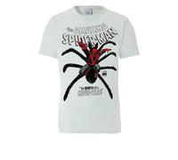T-Shirt LOGOSHIRT "MARVEL - SPIDER-MAN", Herren, Gr. XS, weiß, 100% Baumwolle, bedruckt, normal, Rundhals, Shirts T-Shirt, mit angesagtem Superhelden-Print (50748431-XS) weiß