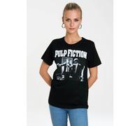 T-Shirt LOGOSHIRT "Pulp Fiction", Damen, Gr. S, schwarz, 100% Baumwolle, bedruckt, normal, Rundhals, Shirts T-Shirt, mit lizenziertem Originaldesign (90747968-S) schwarz