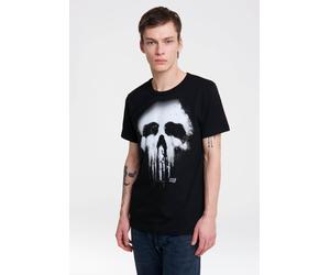 T-Shirt LOGOSHIRT "Punisher Marvel", Herren, Gr. S, schwarz, 100% Baumwolle, bedruckt, normal, Rundhals, Shirts T-Shirt, mit lässigem Siebdruck (97624824-S) schwarz