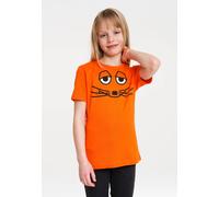 T-Shirt LOGOSHIRT "Sendung mit der Maus", Mädchen, Gr. 80/86, orange, 100% Baumwolle, bedruckt, normal, Rundhals, Shirts T-Shirt, mit niedlichem Print (49571526-80) orange
