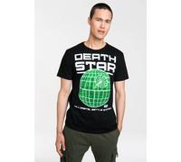 T-Shirt LOGOSHIRT "Star Wars - Death Star", Herren, Gr. XL, schwarz, 100% Baumwolle, bedruckt, normal, Rundhals, Shirts T-Shirt, mit tollem Star Wars-Print (48845842-XL) schwarz