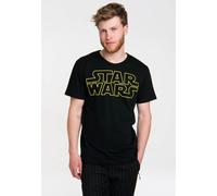 LOGOSH!RT LOGOSHIRT - Star Wars - Schriftzug - Logo - Bio - Organic T-Shirt Schwarz S