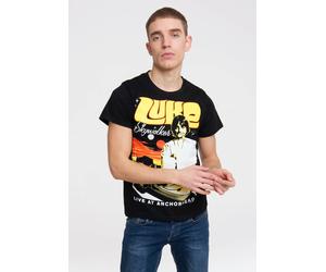 T-Shirt LOGOSHIRT "Star Wars - Luke Skywalker", Jungen, Gr. S, schwarz, 100% Baumwolle, bedruckt, normal, Rundhals, Shirts T-Shirt, mit Luke Skywalker-Motiv (85559304-S) schwarz