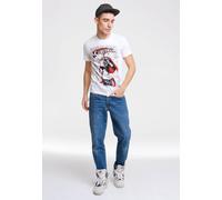 TRAKTOR® Superhero I Superman I Kryptonite | T-Shirt Print | Damen & Herren | kurzärmlig | Weiss | Lizenziertes Originaldesign | Größe L