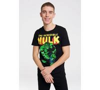 LOGOSH!RT LOGOSHIRT - Marvel - The Incredible Hulk - Bio - Organic T-Shirt Schwarz M