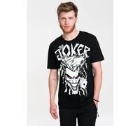 T-Shirt LOGOSHIRT "The Joker - DC Batman", Herren, Gr. S, schwarz, 100% Baumwolle, bedruckt, normal, Rundhals, Shirts T-Shirt, mit coolem Frontprint (77753564-S) schwarz