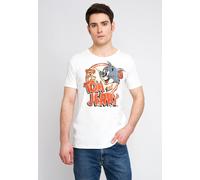 T-Shirt LOGOSHIRT "Tom & Jerry - Logo", Damen, Gr. XS, bunt, 100% Baumwolle, bedruckt, normal, Rundhals, Shirts T-Shirt, mit Tom & Jerry-Print (39890932-XS) bunt