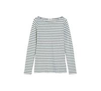 Marc OPolo Casual - Ringel-Longsleeve regular multi/slate blue - Gr. - L