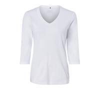 Olsen Damen T-Shirt mit V-Ausschnitt und Dekosteinen