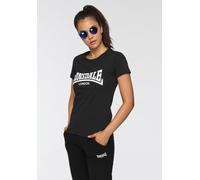 T-Shirt LONSDALE "CARTMEL", Damen, Gr. S (34), schwarz, Single Jersey, Obermaterial: 100% Baumwolle, unifarben, Rundhals, Shirts T-Shirt (42722044-S) schwarz