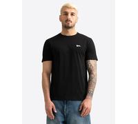 T-Shirt LONSDALE "SPIKHILL", Herren, Gr. XL, schwarz (schwarz, ecru), Obermaterial: 100% Baumwolle, Shirts T-Shirt, aus Baumwolle, in den Größen S bis XXXL (63688240-XL) schwarz, ecru