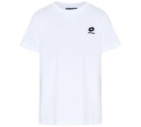 T-Shirt LOTTO, Mädchen, Gr. 158/164, weiß (hellweiß), 100% Cotton, clean, normal, Rundhals, gerader Abschluss, Shirts T-Shirt, - mit kleiner Logostickerei (13494007-158) hellweiß