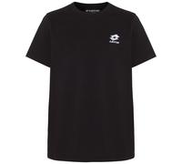 T-Shirt LOTTO, Mädchen, Gr. 170/176, schwarz (caviar), 100% Cotton, clean, normal, Rundhals, gerader Abschluss, Shirts T-Shirt, - mit kleiner Logostickerei (50712561-170) caviar