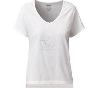 T-Shirt LPO "Damen T-Shirt Rachel", Damen, Gr. 36/38 (M), weiß (snow), Wirkware: Jersey - 65% PES, 35% CO, Shirts T-Shirt (93585103-38)