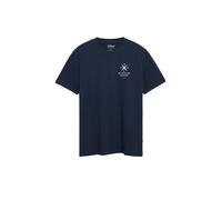 Weiches Baumwoll-T-Shirt mit Frontprint M blau 2178330.59D1.M