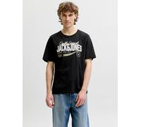 JACK&JONES - JJELOGO TEE SS O-NECK 2 COL AW26 SN Black - Gr. - M