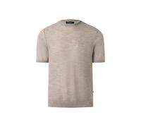 T-Shirt MAERZ MUENCHEN "Maerz Muenchen 404000 T-Shirt Herren Bekleidung", Herren, Gr. 56, beige, 100% Wolle (Merino), Shirts T-Shirt (33301241-56) beige
