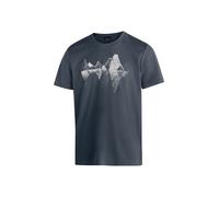 T-Shirt MAIER SPORTS "Tilia Pique M", Herren, Gr. L, grau, 100% Polyester, Rundhals, Shirts T-Shirt, Herren Kurzarmshirt, leichtes Sommer Funktionsshirt, Rundhals, Reg Fit (19850957-L) grau