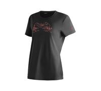Maier Sports Wilma Print Kurzarm-t-shirt Black XS (3005391-M10900-34)