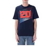 Fabio Quartararo T-Shirt Big 20 El Diablo MotoGP, blau, M
