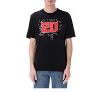 Fabio Quartararo T-Shirt Big 20 El Diablo MotoGP, Schwarz , L