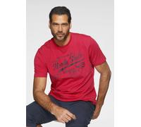 T-Shirt MAN'S WORLD, Damen, Gr. XXL (60/62), rot, Single Jersey, Obermaterial: 100% Baumwolle, bedruckt, normal, Rundhals, Shirts T-Shirt, Kurzarm, bedruckt, Rundhalsausschnitt, aus Single Jersey (854