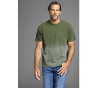 T-Shirt MAN'S WORLD, Herren, Gr. XL (56/58), grün (dunkelgrün, oliv), Piqué, Obermaterial: 100% Baumwolle, regular fit, Rundhals, Shirts T-Shirt, Kurzarm, Regular Fit, unifarben, Rundhalsausschnitt (3