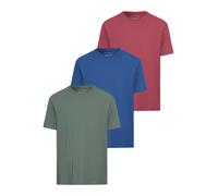T-Shirt MAN'S WORLD "neue Farben", Herren, Gr. 64 (3XL), grün (grün, blau, dk, rot), Single Jersey, Obermaterial: 100% Baumwolle, unifarben, Basic, normal, Rundhals, normaler Saum, Shirts T-Shirt, Kur