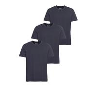 T-Shirt MAN'S WORLD "neue Farben", Herren, Gr. 72/74 (5XL), blau (3x marine), Single Jersey, Obermaterial: 100% Baumwolle, unifarben, Basic, normal, Rundhals, normaler Saum, Shirts T-Shirt, Kurzarm, u