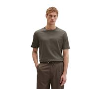 T-Shirt MARC O'POLO "aus Baumwoll-Leinen-Mix", Herren, Gr. XXL, schwarz nickle, Obermaterial: 80% Baumwolle, 20% Leinen, unifarben, Basic, regular fit, Rundhals, Shirts T-Shirt (96182605-XXL) schwarz