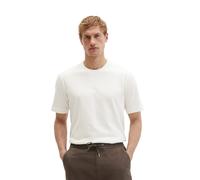 T-Shirt MARC O'POLO "aus Baumwoll-Leinen-Mix", Jungen, Gr. L, silky weiß, Obermaterial: 80% Baumwolle, 20% Leinen, unifarben, Basic, regular fit, Rundhals, Shirts T-Shirt (45591527-L) silky weiß