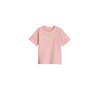 T-Shirt MARC O'POLO "aus Bio-Baumwoll-Jersey", Mädchen, Gr. 116/122, rot, Obermaterial: 100% Baumwolle, unifarben, Basic, regular fit, Rundhals, normaler Saum, Shirts T-Shirt (74579736-116) rot