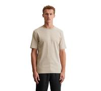 T-Shirt MARC O'POLO "aus Bio-Baumwoll-Leinen-Mix", Damen, Gr. 3XL, bunt (mw16), Obermaterial: 80% Baumwolle, 20% Leinen, gestreift, Basic, skinny fit, Rundhals, Shirts T-Shirt (94725519-XXXL) mw16
