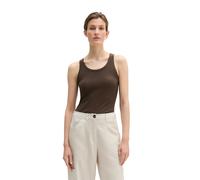 T-Shirt MARC O'POLO "aus Bio-Baumwoll-Modal-Jersey", Damen, Gr. XXL, burnt coffee, Obermaterial: 50% Modal, 50% Baumwolle, unifarben, slim fit, Rundhals, Shirts T-Shirt (85072534-XXL) burnt coffee