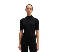 Ripp-Jersey-T-Shirt slim blau XXS