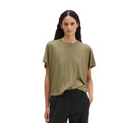 T-Shirt MARC O'POLO "aus fließendem Lyocell-Baumwolle-Mix", Damen, Gr. S, pure sage, Obermaterial: 67% Lyocell, 33% Baumwolle, unifarben, Basic, regular fit, Rundhals, normaler Saum, Shirts T-Shirt (1