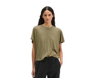 T-Shirt MARC O'POLO "aus fließendem Lyocell-Baumwolle-Mix", Damen, Gr. XXL, pure sage, Obermaterial: 67% Lyocell, 33% Baumwolle, unifarben, Basic, regular fit, Rundhals, normaler Saum, Shirts T-Shirt 