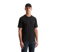 T-Shirt MARC O'POLO "aus hochwertiger Bio-Baumwolle", Herren, Gr. S, schwarz, Obermaterial: 100% Baumwolle, unifarben, Basic, Basic, Rundhals, normaler Saum, Shirts T-Shirt (48377630-S) schwarz