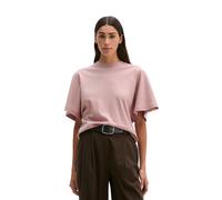 T-Shirt MARC O'POLO "aus Interlock-Jersey", Damen, Gr. XS, mild rose, Obermaterial: 100% Baumwolle, unifarben, Basic, loose fit, Rundhals, normaler Saum, Shirts T-Shirt (59548446-XS) mild rose