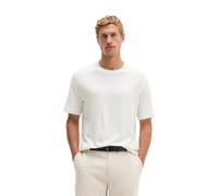 T-Shirt MARC O'POLO "aus leichtem Bio-Baumwoll-Jersey", Herren, Gr. S, weiß (silky weiß), Obermaterial: 100% Baumwolle, unifarben, Basic, regular fit, Rundhals, normaler Saum, Shirts T-Shirt (91995513