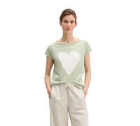 T-Shirt MARC O'POLO "aus leichtem Single Jersey", Damen, Gr. L, light grün, Obermaterial: 100% Baumwolle, unifarben, Basic, regular fit, U-Boot-Ausschnitt, Shirts T-Shirt (42040935-L) light grün