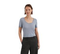 T-Shirt MARC O'POLO "aus Leinen-Lyocell-Mix", Damen, Gr. M, m823, Obermaterial: 55% Leinen, 45% Lyocell, unifarben, Basic, skinny fit, Rundhals, normaler Saum, Shirts T-Shirt (41661465-M) m823