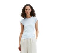 T-Shirt MARC O'POLO "aus Organic Cotton", Damen, Gr. XL, airy blau, Obermaterial: 100% Baumwolle, unifarben, Basic, slim fit, Rundhals, Shirts T-Shirt (58395846-XL) airy blau