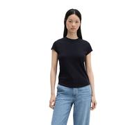 T-Shirt MARC O'POLO "aus Organic Cotton", Damen, Gr. XS, schwarz (deep night blau), Obermaterial: 100% Baumwolle, unifarben, regular fit, Rundhals, Shirts T-Shirt (25291344-XS) deep night blau