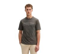 Marc O'Polo T-Shirt mit Statement- und Label-Print 100% Baumwolle Anthrazit Größe S