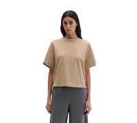 T-Shirt MARC O'POLO "aus regenerativer Bio-Baumwolle", Damen, Gr. XL, sandpaper, Obermaterial: 100% Baumwolle, unifarben, loose fit, Shirts T-Shirt (35000614-XL) sandpaper
