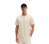 T-Shirt MARC O'POLO "aus regenerativer Bio-Baumwolle", Herren, Gr. L, beige (grau silk), Obermaterial: 100% Baumwolle, unifarben, Basic, regular fit, Rundhals, normaler Saum, Shirts T-Shirt (67062649-