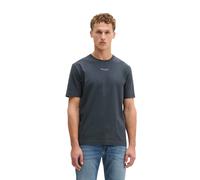 Marc O'Polo Herren T-Shirt aus Bio-Baumwolle Regular Fit, Blau (Dark Navy), L